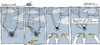 Cartoon: Schlamassel Nr 38 (small) by H Mercker tagged assel,gefahr,netz,schlamassel,spinne,spinnennetz,tiere,tierwelt,tod,vogel,vögel