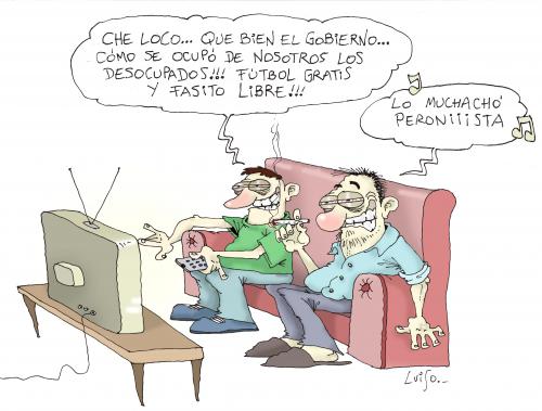 Cartoon: Argentina 3 (medium) by Luiso tagged politic