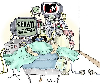 Cartoon: Cerati (medium) by Luiso tagged black