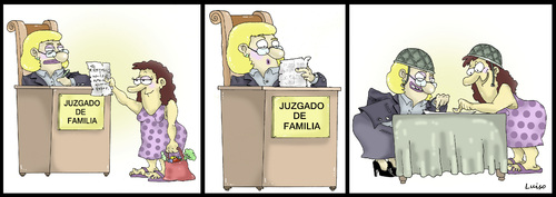 Cartoon: Division de males 2 (medium) by Luiso tagged divorcio