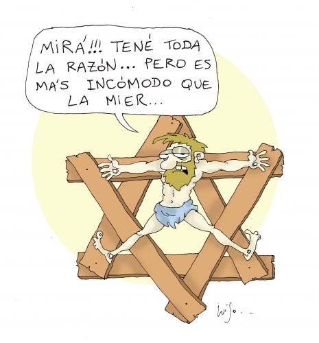 Cartoon: Juan Cruz 5 (medium) by Luiso tagged cruz