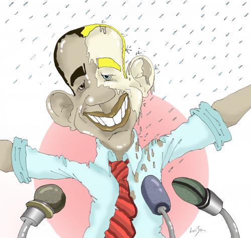 Cartoon: Obama (medium) by Luiso tagged usa