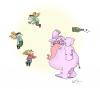 Cartoon: Delirium tremens (small) by Luiso tagged delirium