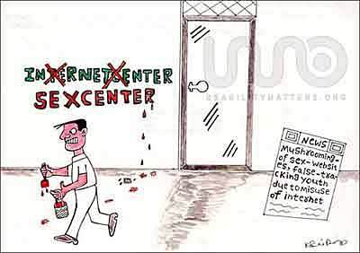 Cartoon: agriculture workers (medium) by indianinkcartoon tagged cartoonworld