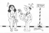 Cartoon: l borad love (small) by indianinkcartoon tagged ooooo