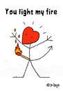 Cartoon: 100 Ways To Say - I Love You (small) by piro tagged love,fire,lovedevil
