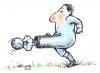 Cartoon: talent (small) by bekesijoe tagged soccer