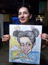 Cartoon: mermaid (small) by necmi oguzer tagged mermaid,livekarikatür,liveportrait