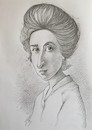 Cartoon: Rosa Luxemburg (small) by necmi oguzer tagged rosa,luxemburg