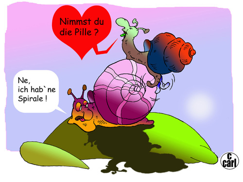 Cartoon: Schneckliches (medium) by neck tagged schnecken,haus,tägliches,allerlei