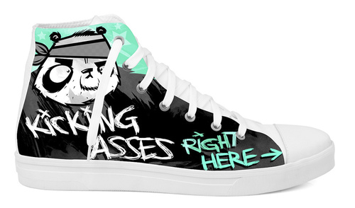 Cartoon: kicking asses (medium) by bkopf tagged bkopf,shoe,kicking,asses,panda