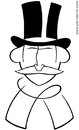 Cartoon: Giuseppe Verdi (small) by Piero Tonin tagged piero tonin giuseppe verdi opera lirica lyric lyrical music musician musicians