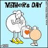 Cartoon: Mother s Day (small) by Piero Tonin tagged mothers day mother lamb lambs sheep love dia de la madre