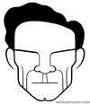 Cartoon: Pier Paolo Pasolini (small) by Piero Tonin tagged piero tonin pier paolo pasolini writer writers poet poets poetry film films movie movies cinema filmmaker filmmakers intellectual intellectuals italian italians italy