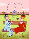 Cartoon: Valentines Day (small) by Piero Tonin tagged piero tonin valentines day raymond peynet love lover lovers