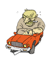 Cartoon: Driver (small) by romwer tagged driver,car,isolated