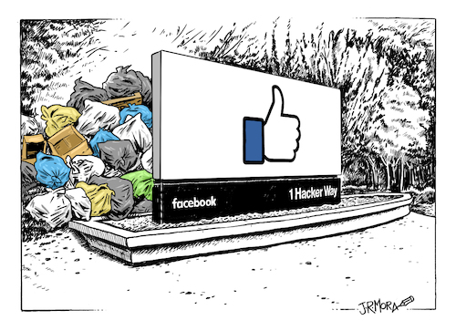 Cartoon: Facebook (medium) by jrmora tagged facebook,social,network,internet