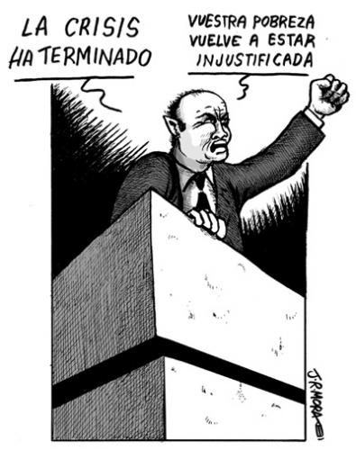 Cartoon: Fin de la crisis (medium) by jrmora tagged crisis,mundial,economia