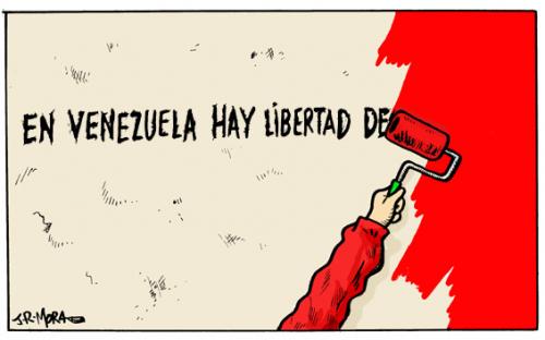 Cartoon: Libertad de (medium) by jrmora tagged libertad,expresion,prensa