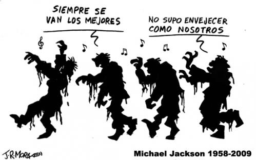 Cartoon: Michael Jackson 1958 - 2009 (medium) by jrmora tagged michael,jackson