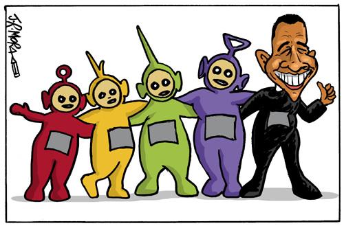 Cartoon: Obama (medium) by jrmora tagged obama,usa,eeuu
