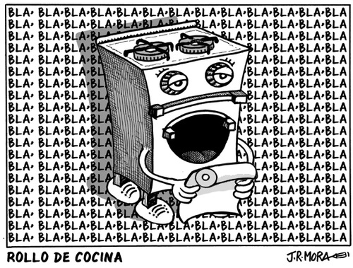 Cartoon: Rollo de cocina (medium) by jrmora tagged rollo,de,cocina