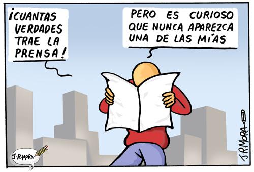 Cartoon: Verdades (medium) by jrmora tagged censura,verdad,prensa,verdades,periodismo