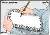 Cartoon: Autocensura (small) by jrmora tagged censura,autocensura