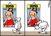 Cartoon: Calendario (small) by jrmora tagged calendario,2010,sex,falda,curiosidad,mes,year