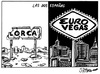 Cartoon: Eurovegas (small) by jrmora tagged eurovegas,casinos,dinero,juego,adelson,spain