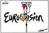 Cartoon: Eurovision (small) by jrmora tagged cancion,eurovision,festival