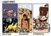 Cartoon: Fanatismos (small) by jrmora tagged fanatismos,p2p,cultura,derechos