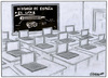 Cartoon: Historia en la escuela digital (small) by jrmora tagged 20 escuela digital ordenadores portatiles educacion