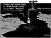 Cartoon: Lampedusa (small) by jrmora tagged inmigracion,lampedusa,italia,mediterraneo,spain,estrecho