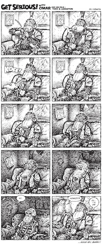 Cartoon: GET SERIOUS - Time Passes Away (medium) by monsterzero tagged pot,marijuana,cannabis,smoke,high,stoned,comic,humor