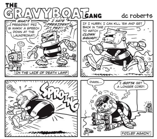 Cartoon: The Gravyboat Gang! (medium) by monsterzero tagged cartoon,comic,humor,underground