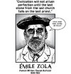 Cartoon: Emile Zola (small) by monsterzero tagged caricature,church