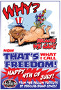 Cartoon: Happy 4th of July! (small) by monsterzero tagged humor,holiday