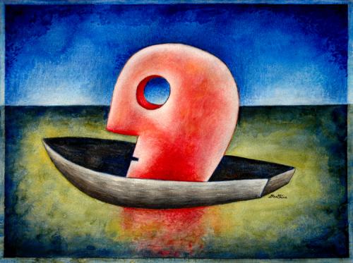 Cartoon: Floating Soul (medium) by BenHeine tagged aquarelle,ben,heine,bird,bob,marley,floating,flotter,head,lake,liquid,lyrics,mer,metrolyricscom,paroles,passivity,sea,soul,summer,tete,watercolour,ame,naviguer,inspiration,modest,sadness,thoughtful,nostalgia,mela,primitif,dreamer,travel,voyage