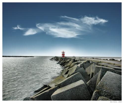 Cartoon: If I could Fly... (medium) by BenHeine tagged freedom,ben,heine,peter,quinn,poem,the,hague,holand,pier,jetee,digue,netherlands,photography,conceptual,ocean,sea,mer,du,nord,cold,phare,bird,oiseau,lighthouse,pays,bas,light,fresh,rise,fly,voler,glow,morning,rocher,scheveningen,horizon