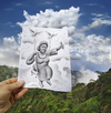 Cartoon: 5 - Pencil Vs Camera for AOC (small) by BenHeine tagged cesaria,evora,pencil,vs,camera,ben,heine,benheine,cape,verde,cap,vert,art,drawing,photography,singer,song,music,africa,afrique,micro,cloud,cloudy,nuage,dove,colombe,bird,oiseau,blue,blues,morna,fado,portuguese,culture,mountain,island,capvert