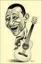 Cartoon: Henri Salvador (small) by BenHeine tagged henrisalvador singer musician bossanova star laugh guitar salvador music instrument alive death durability crooner elegance old age bow play chanteur sadness happiness alafrancaise jazz humour portrait caricature song music france brazil riodejaneiro benh