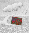 Cartoon: Pencil Vs Camera - 26 (small) by BenHeine tagged pencil vs camera creative ben heine series tulip bulb flower fleur bloom orchid field champs group photo in drawing sketch croquis simple texture sky stylized inverted reverse twist infotheartisterycom print copyrights art cloudy cloud