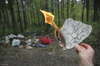 Cartoon: Pencil Vs Camera - 27 (small) by BenHeine tagged ben,heine,creative,devil,diablotin,drawing,vs,photography,earth,planet,ecology,environment,fire,feu,flamme,forest,green,imagination,pencil,camera,pollution,trash,littering,burn,dechets,evil,illustration,care,hand,main,series