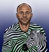 Cartoon: Tony Katombe (small) by BenHeine tagged anthony,katombe,africa,blogger,peace,congo,kinshasa,tony,activism,ict,tshirt,jungle,animal,portrait,congolese,congolais,politics,opposition,interview,benheine,