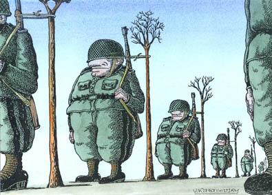 Cartoon: Soldiers (medium) by Kazanevski tagged no,tags