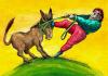 Cartoon: Donkey (small) by Kazanevski tagged no,tags,