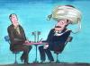 Cartoon: Talks (small) by Kazanevski tagged no