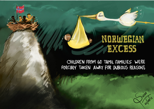 Cartoon: Norwegian Excess (medium) by suren8 tagged norwegiany,sri,lanka