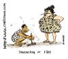 Cartoon: Invention of Fire (small) by Christo Komarnitski tagged cartoon,comic,fire